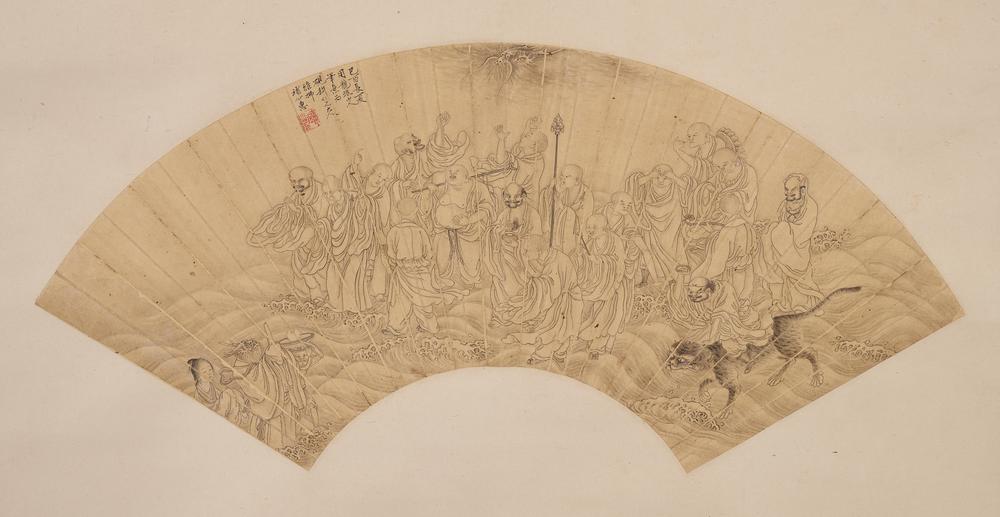 图片[3]-fan; painting; hanging scroll BM-1881-1210-0.79.CH-China Archive